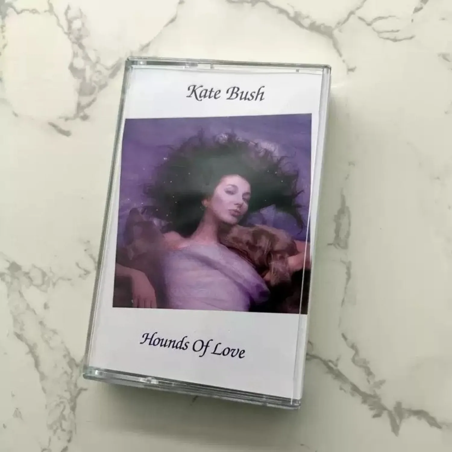 Alternative Pop Cassette Tape, Dreamy Purple Tone Portrait Cover, Mysterious Romantic Atmospheric Alternative Pop Music