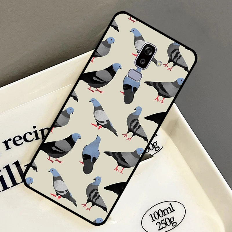 The Pigeons Case For Samsung Galaxy A9 A8 A7 A6 J8 J4 J6 Plus 2018 A3 A5 2017 J1 J3 J5 J7 2016 Coque