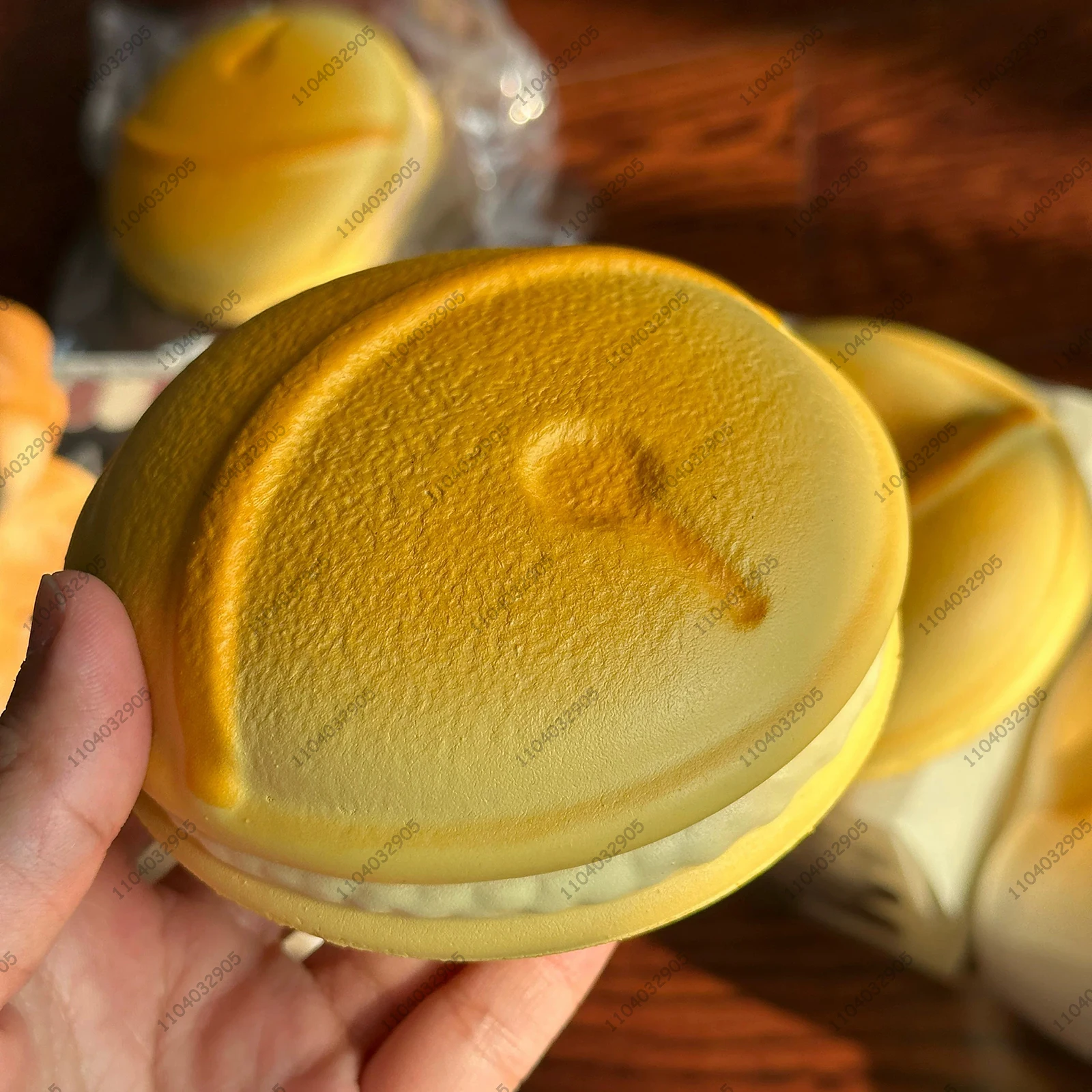 Dorayaki-Gebäck, langsam steigendes Squishy, rotes Bohnenbrot, Gebäck, Squishy, langsamer Rückprall, Squeeze-Spielzeug, Anti-Stress-Freigabe, Hand-Entspannungsspielzeug