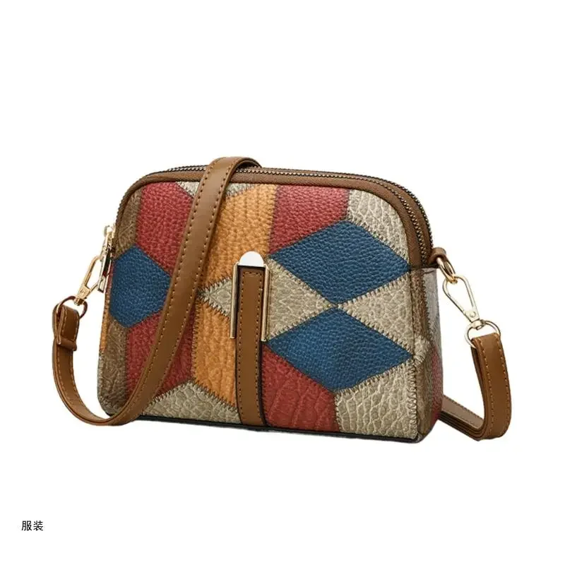 D0UD Versatile Multicolor Shoulder Bag PU Satchel Suitable for Daily Use and More