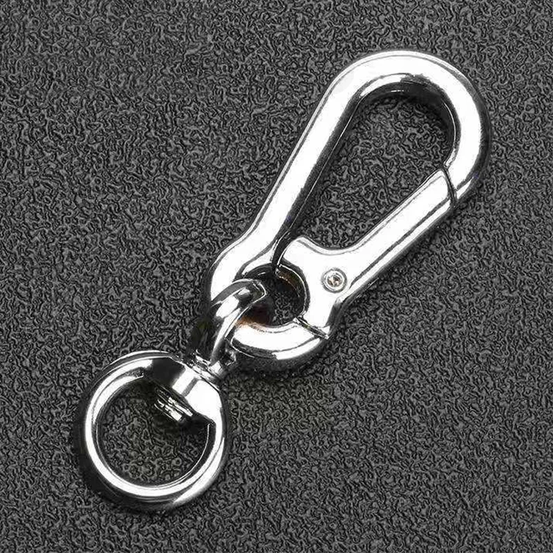 NewGourd Buckle Keychain Climbing Hook Car Keychain Simple Strong Carabiner Shape