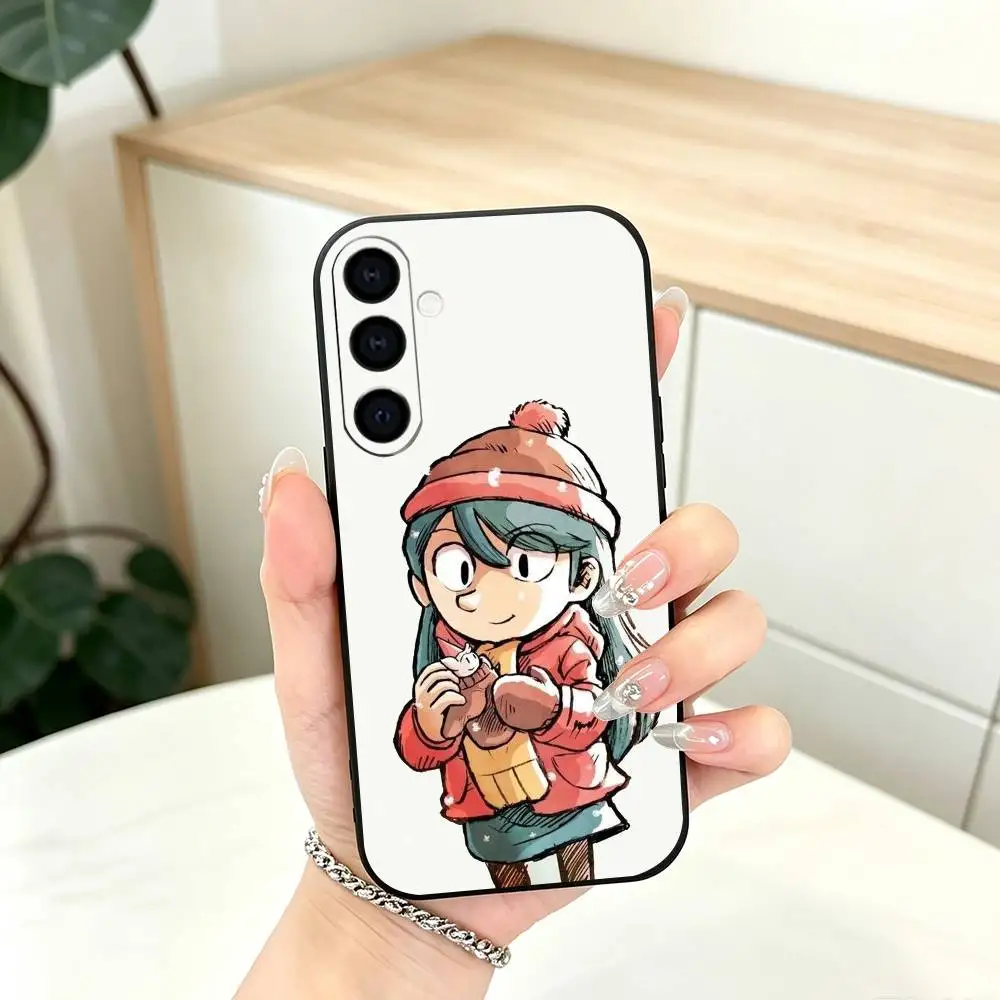 Popular H-Hildas girl  Phone Case For Samsung Galaxy A73,A72,A71,A70,A53,A52,A51,Others Soft Black Cover