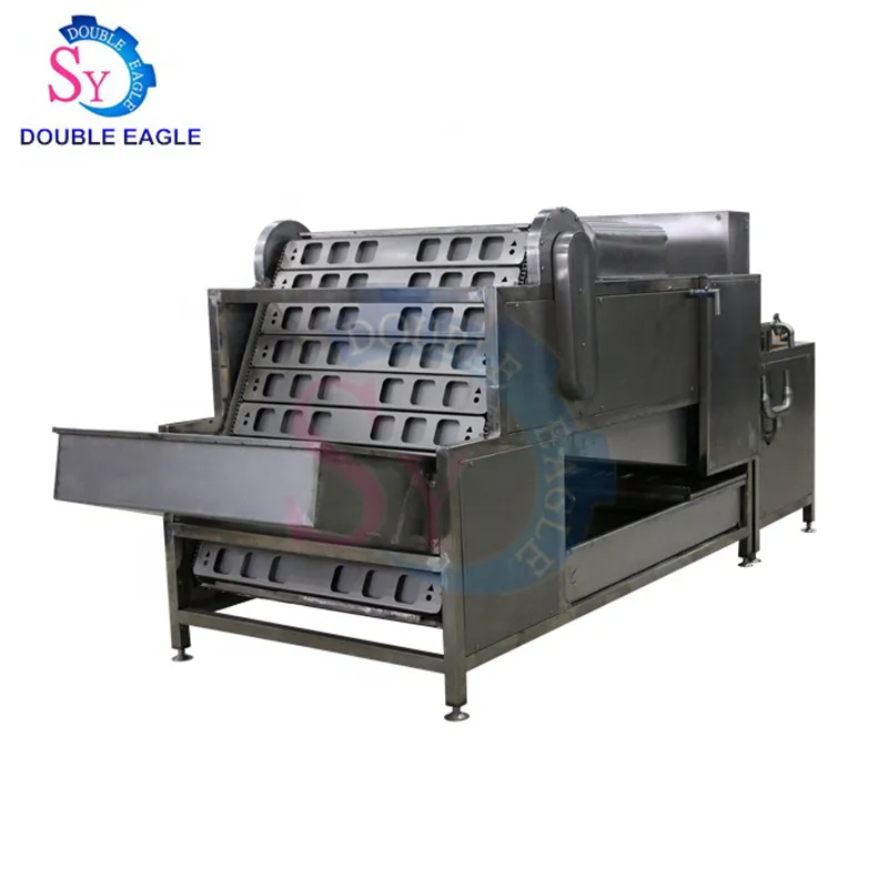 Máquina peladora de piel de huevo hervido de alto rendimiento, pelador de cáscara de huevo de gallina cocida, equipo de procesamiento de descascarado, 10000 Uds./H