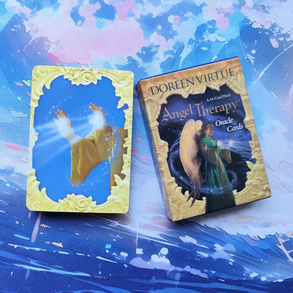 2022 Hot selling Full Doreen Virtue Angel Therapy Oracle Cards Party Games Oracle Cards For Beginners PDF guidebook