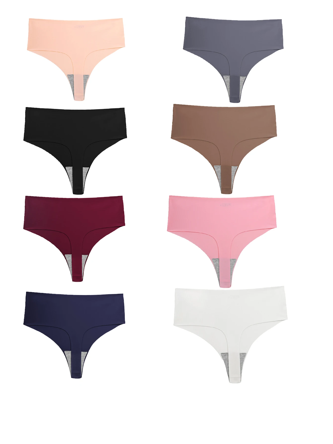 

4 шт., новые дышащие сексуальные женские стринги без следов, модные дышащие трусы, удобные трусы из ледяного шелка