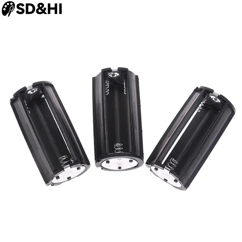 1pc/3pcs AA To D Battery Box 3x AA To D Size Battery Adapter Converter Holder Switcher Case Box For Battery Storage