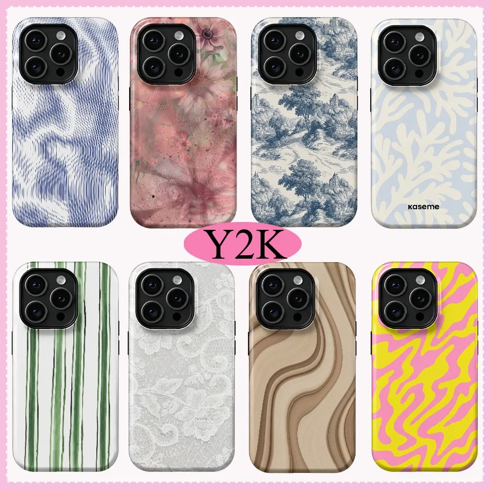 Art Flowers Lace Phone Case for Samsung Galaxy S20 S22 S23 S24 S25 S26 FE Plus Ultra 4G 5G Luxury Double-layer Cover
