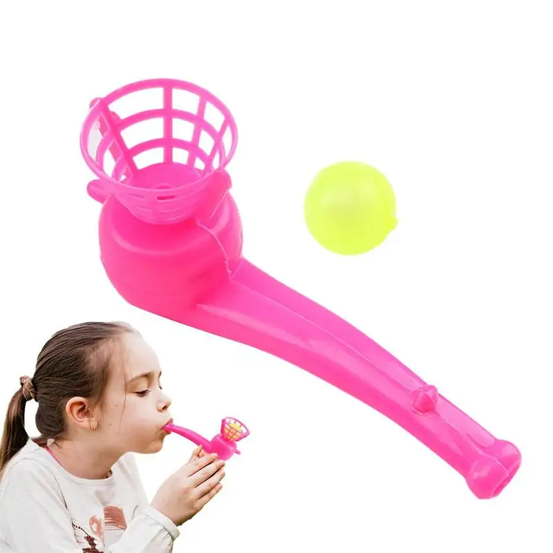 2Pcs Fun Magic Blowing Pipe Floating Ball Game Kids Birthday Party Favors Keepsakes Carnival Christmas Party Prizes Toy