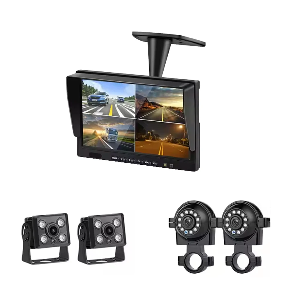 

10 Inch AHD CarMonitor DVR Recorder Night Vision Headrest Screen for TrucksVehicles SD Card Included &CE Certified