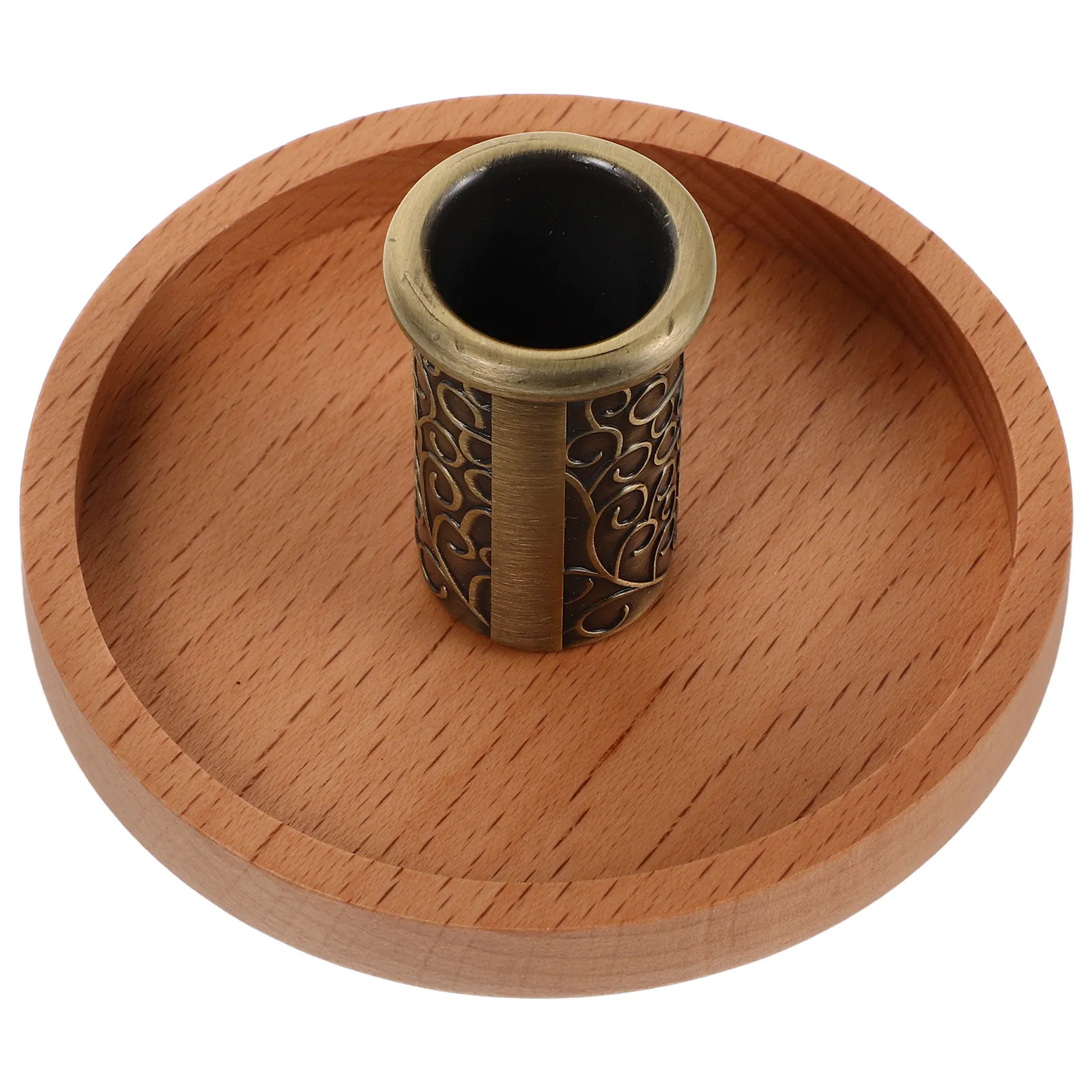 Natural Wood Moxibustion Stick Holder Stand Burner Tray for Mugwort Moxa Rolls Secure Ash Collector Portable Moxa Sticks Support