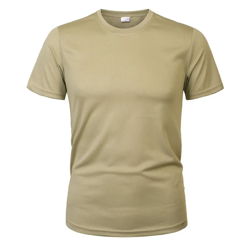 T-shirt de course DulFitness pour homme, manches courtes, séchage rapide, Rashguard militaire sportif, décontracté, 3 pièces, 2 pièces