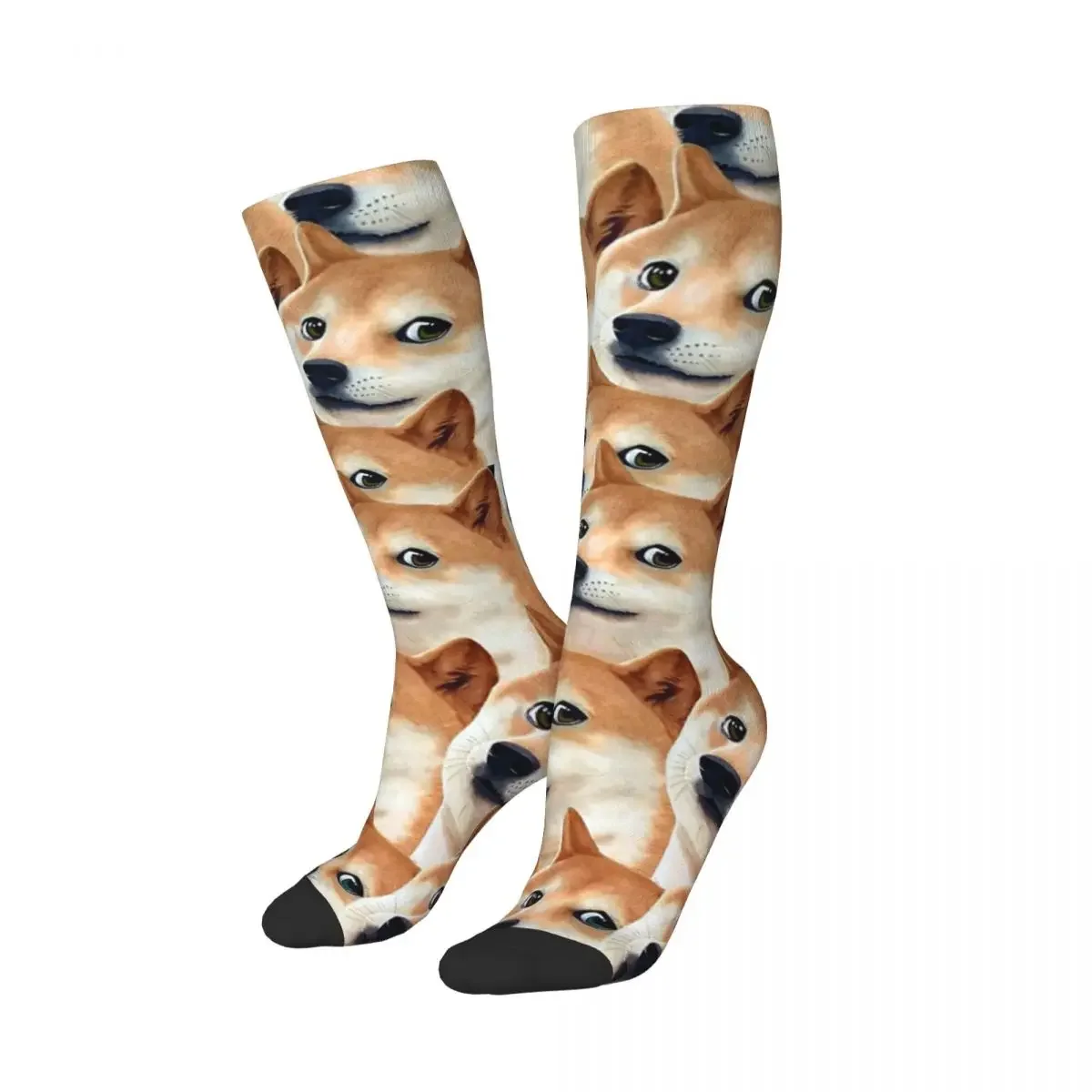 

Doge Сиба ину Inu Memes носки Harajuku поглощающие пот чулки всесезонные длинные носки аксессуары для мужчин женщин подарок на день рождения