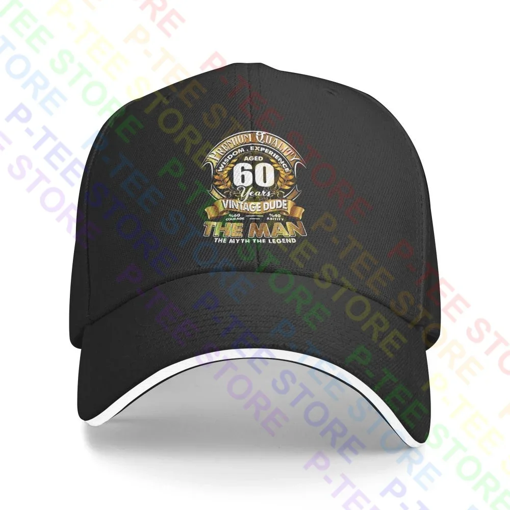 

The Man Myth Legend 60Th Years Old 60 Birthday Gifts Sandwich Cap Baseball Cap Trucker Hat Outdoor