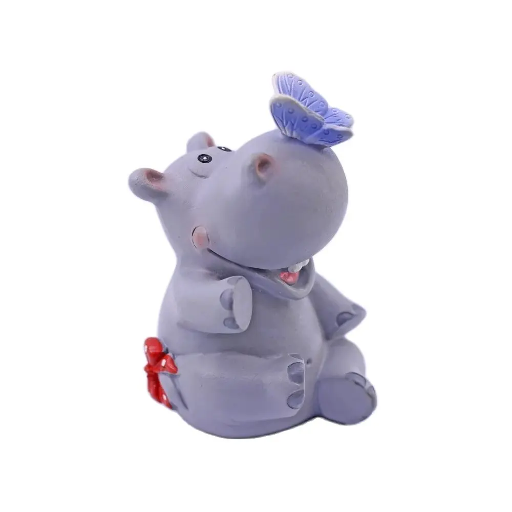 3D Hippo Silicone Mould for Kids Cute Cartoon Animal DIY Chocolate Candy Resin Gypsum Wax Soap Cake Topper Decoration