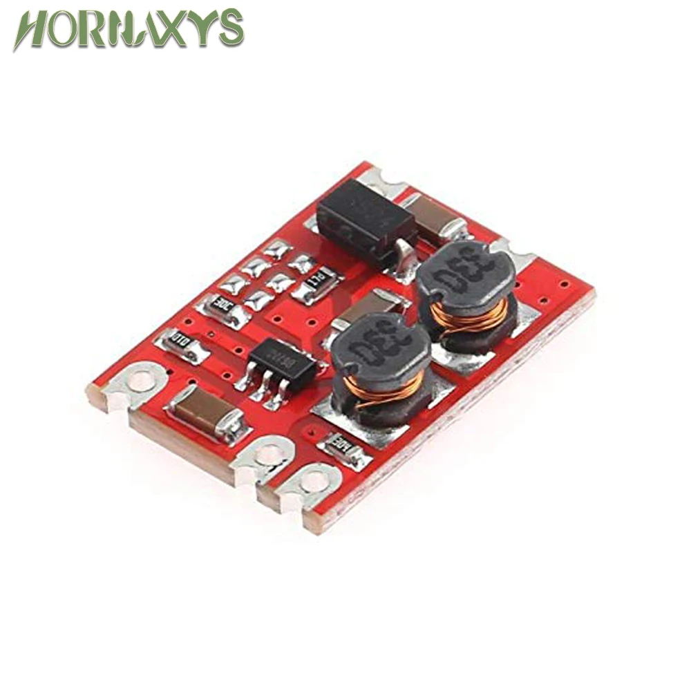 1-10pcs S09 DC-DC Automatic Buck Boost Power Module Step Up and Down Board Input 3V-15V Output 3.3V 5V Electronic DIY PCB