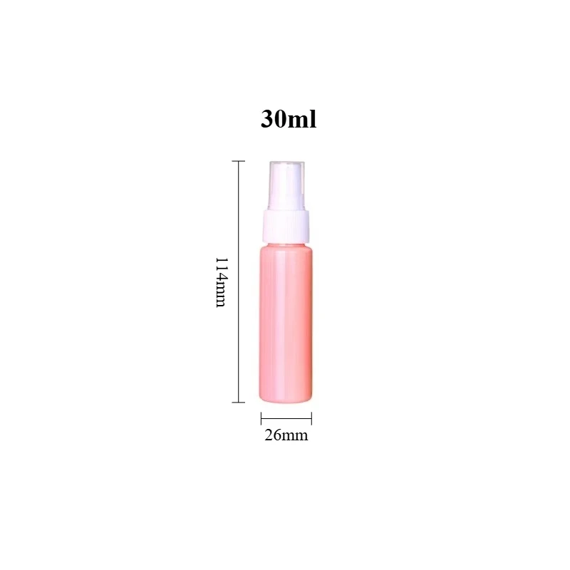 20/30/50 Uds 30ml botella con bomba de plástico recargable contenedor de viaje vacío para loción champú crema aceite esencial almacenamiento de cosméticos