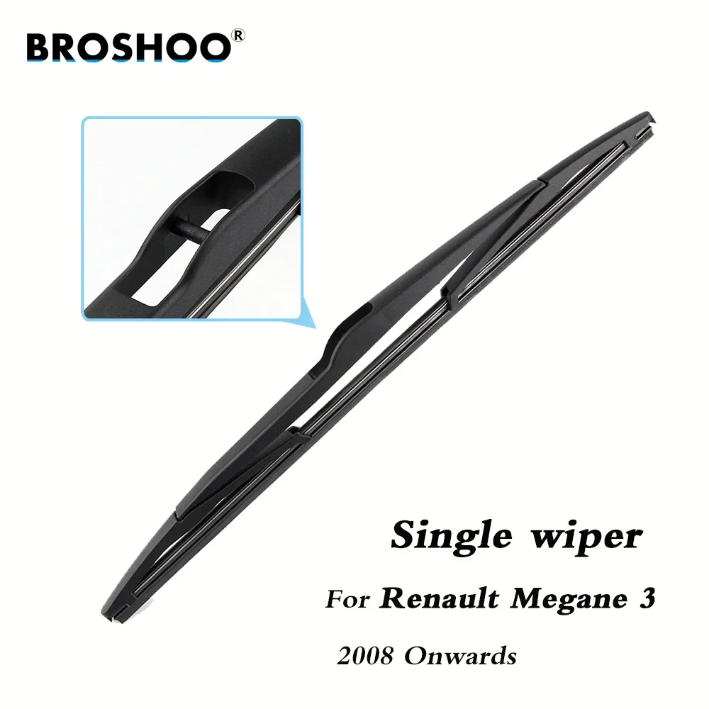 BROSHOO Car Rear Wiper Blades Back Windscreen Wiper Arm For Renault Megane 3 (2008 Onwards) 355mm,Windshield Auto Accessories