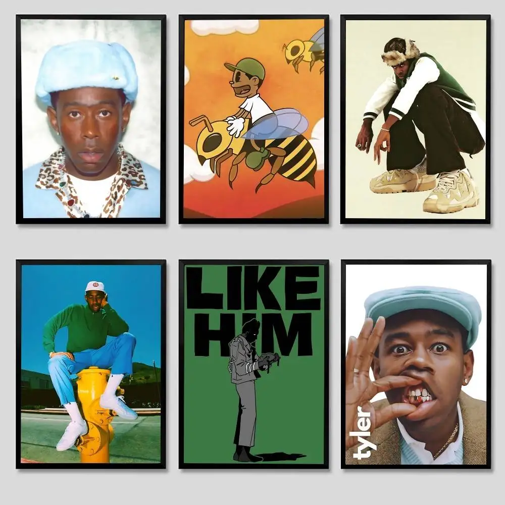

T-Tylers-The Creators Poster High Quality Print Poster Waterproof Wall Art Movie Posters For Living Bedroom Retro Room Decor Gif