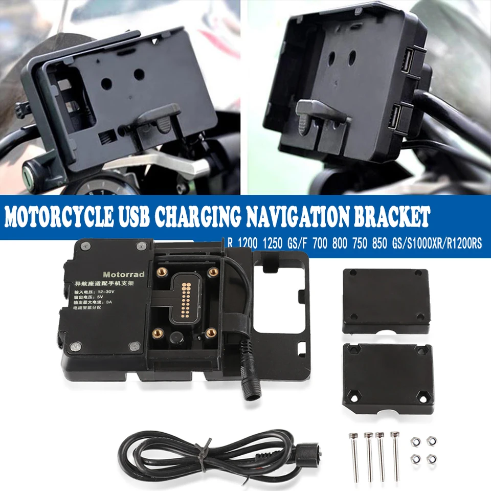 Motorfiets Telefoonhouder Power Base Universele Voor BMWR 1250GS ADV R1200GS S1000XR Telefoon Navigatie Beugel Voeding Draadloze Charing Roll Bar Base Navigatie Beugel Motorfiets Telefoonhouder Power Base Universele Voor BMWR 1250GS ADV R1200GS S1000XR Telefoon Navigatie Beugel Voeding Draadloze Charing Roll Bar Base Navigatie Beugel