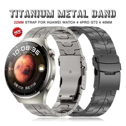 22mm Titanium Strap for Huawei Watch GT5 GT4 46mm Watch 4/4 Pro Band for Amazfit Balance Active 2 Luxury 20mm Watchband Bracelet