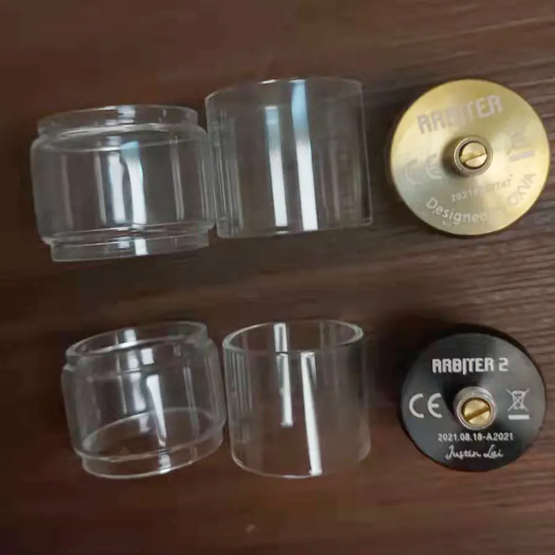 DIY Vape Yedek Kabarcık Yağlı Düz ​​Cam Tüp Arbiter v2 3 2 V1 1 RTA tankı Atomizer vs zeus x mesh