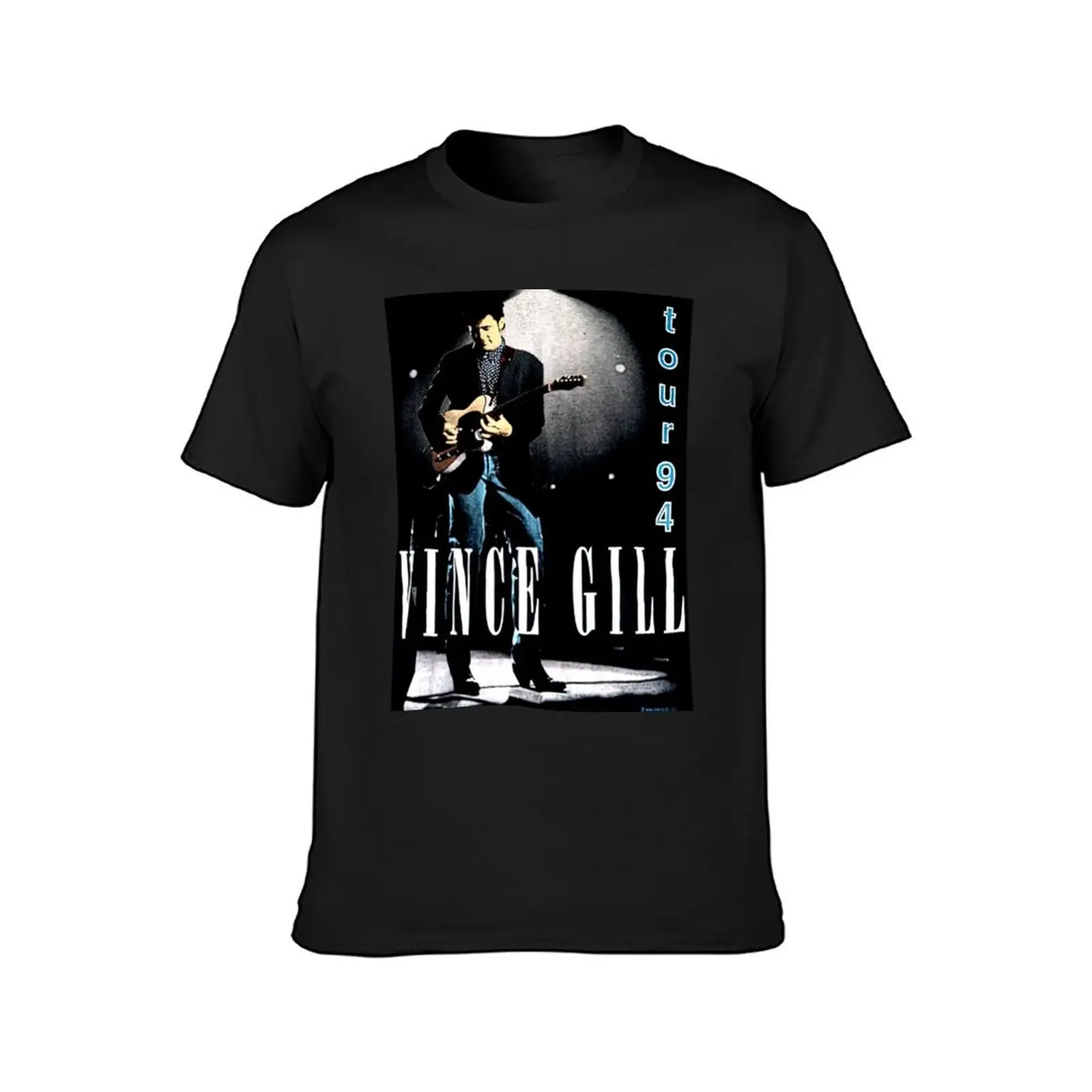 Vintage Music - Vince Gill Tour T-Shirt summer tops boys whites heavyweight t shirts for men