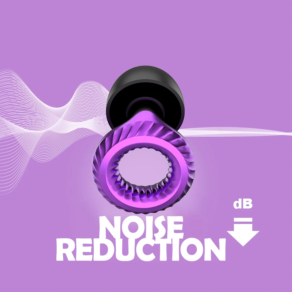 Olyga High Quality Noise Reduction Earplugs, Soft Silicone Ear Plugs for Sleep, Work, Study, Concert, Travel