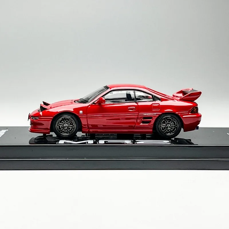 INNO 1:64 TOYOTA MR2 SW20 إصدار خفيف قابل للطي نموذج سيارة مصنوع من خليط معدني، لعبة للأولاد، هدية للأطفال، زخرفة مجموعة الكبار.