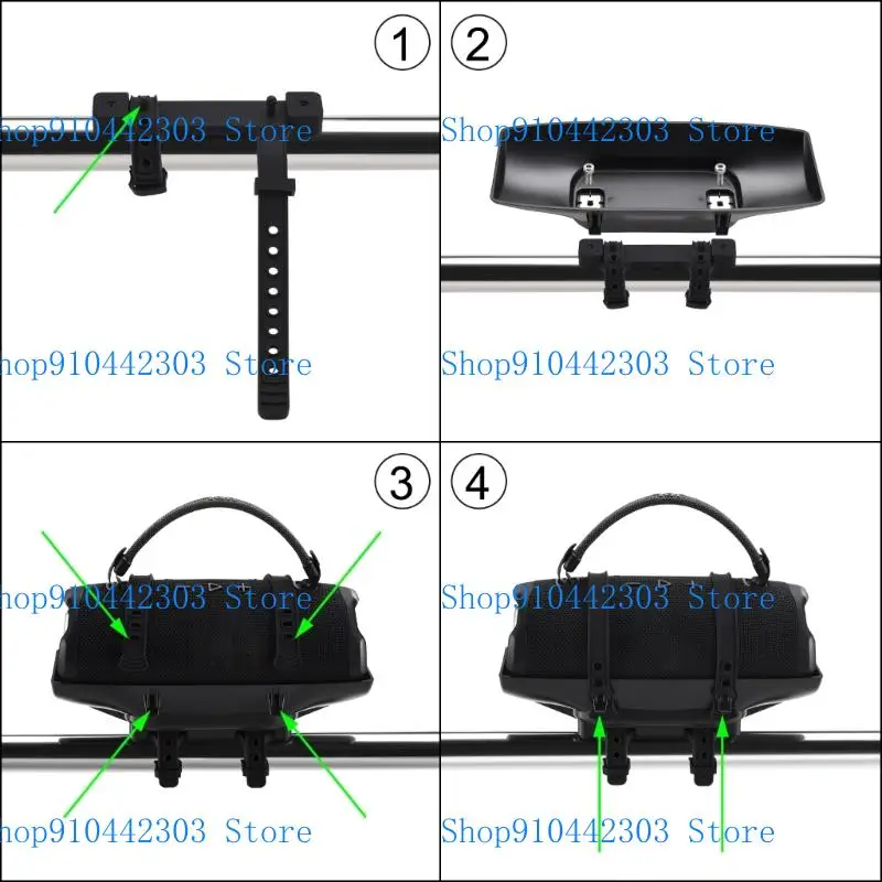 L4MD Heavy Duty Motorcycle Bike -Lenkerfalterschockdicht von universellem Lenkerlautsprechermontage einfach für die Ladung zu – Detail 2