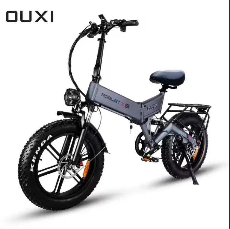 2025 EU Warehouse 48V Electric Bike 1000W Fatbike Electric Mountain Folding Bike Full Suspension Ebike