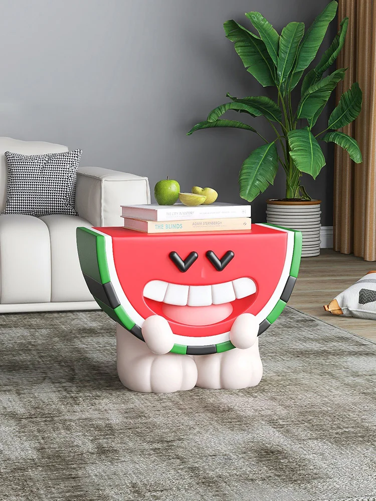 Nordic Home Furniture Watermelon Coffee Table Living Room Furniture Sofa Side Tables Creative Home Accessories Bedside Tables