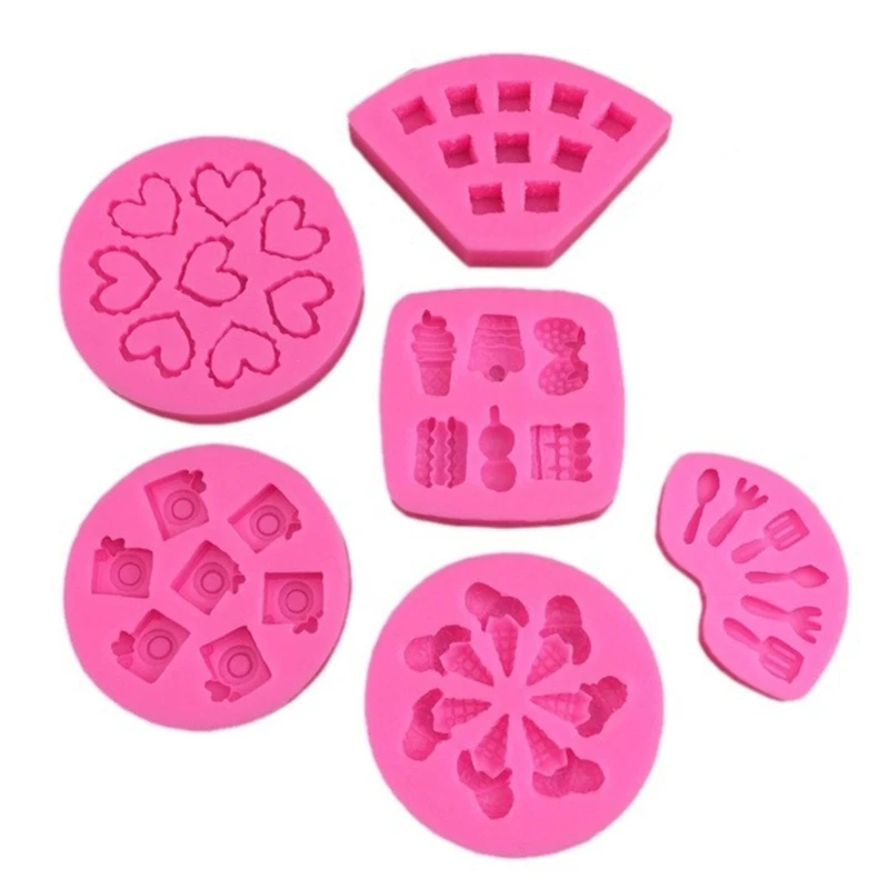 Creative Silicone Molds Dessert Moulds Various Fondant Moulds Cake Molds Suitable for Dessert Enthusiasts Present