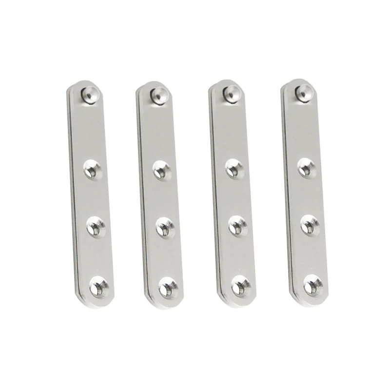 4PCS Stainless Steel Door Hinges Under 360 Degree Rotating Shaft Hinge Positioning Concealed Up Down Locating Furniture Hinges