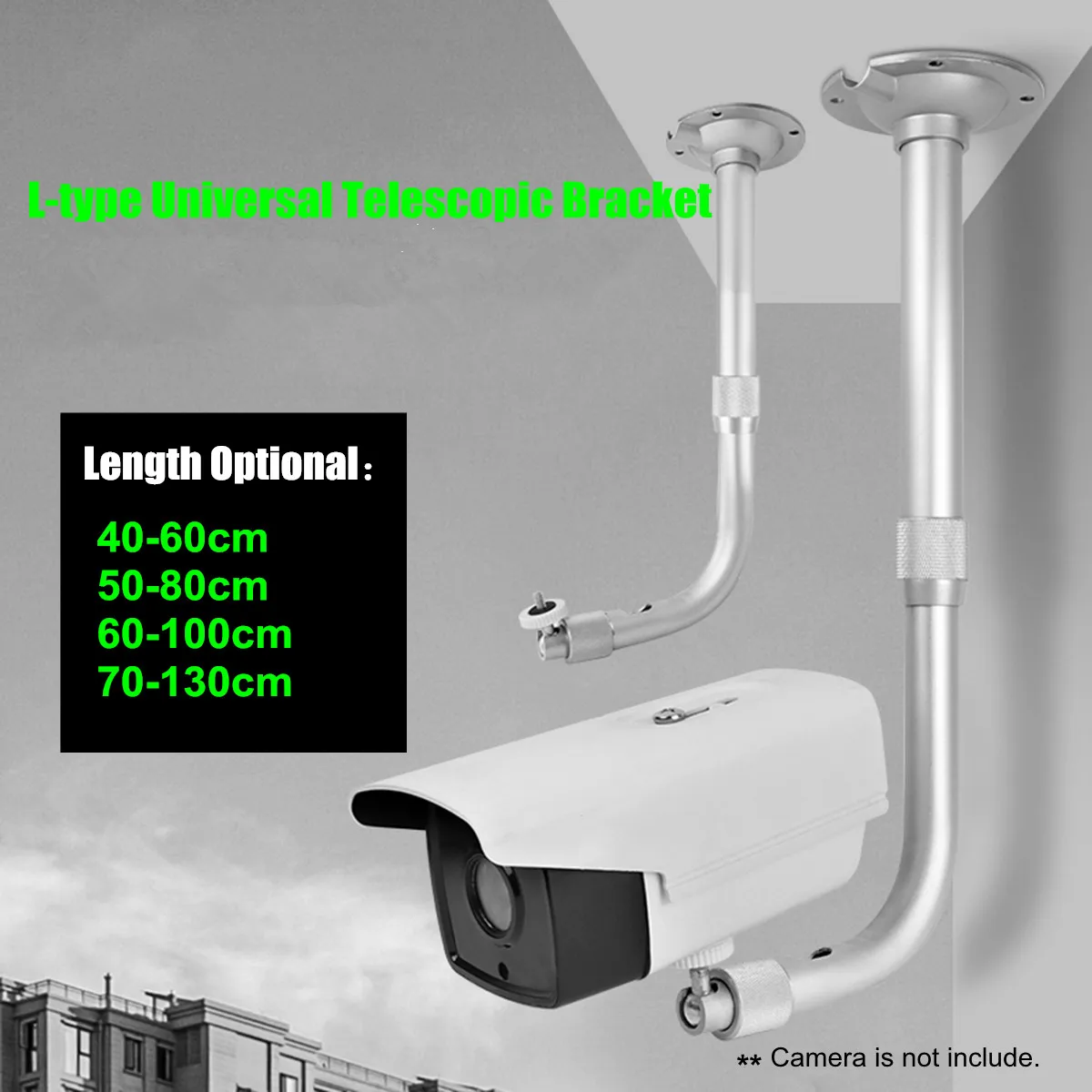 

L-shaped Elbow Projector Stand Universal Telescopic Support Camera Wall Ceiling Mount Bracket 40-60cm 50-80cm 60-100cm 70-130cm