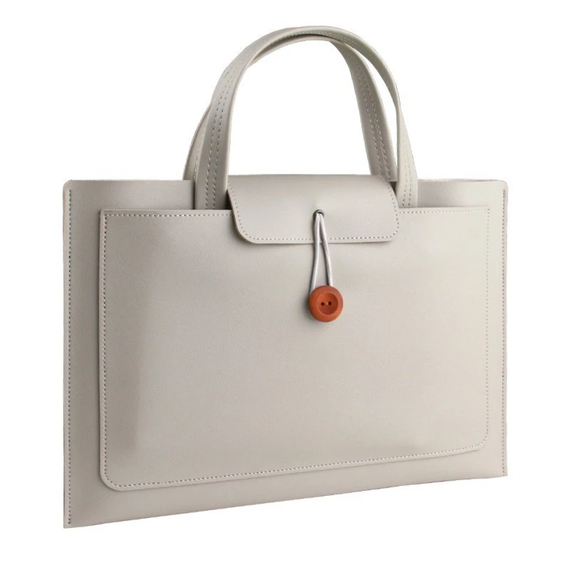Stylish Briefcase Handbag Laptop Bag Computer Bag for Business Travel Durable Polyester with Padded Compartment view 5
