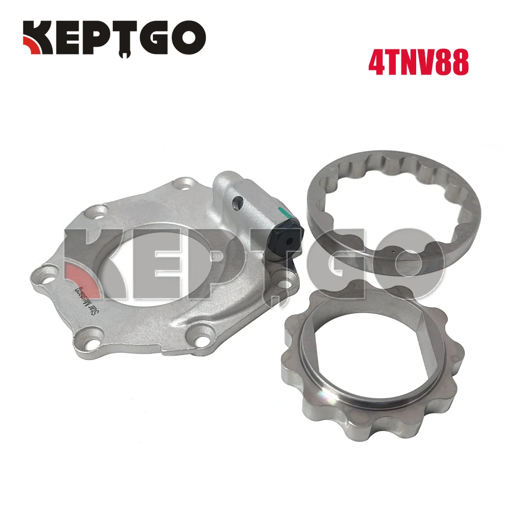 New 4TNV88 4TNV82 4TNV86 4TNV84 Oil Pump With Cover For Yanmar Diesel Engine Parts