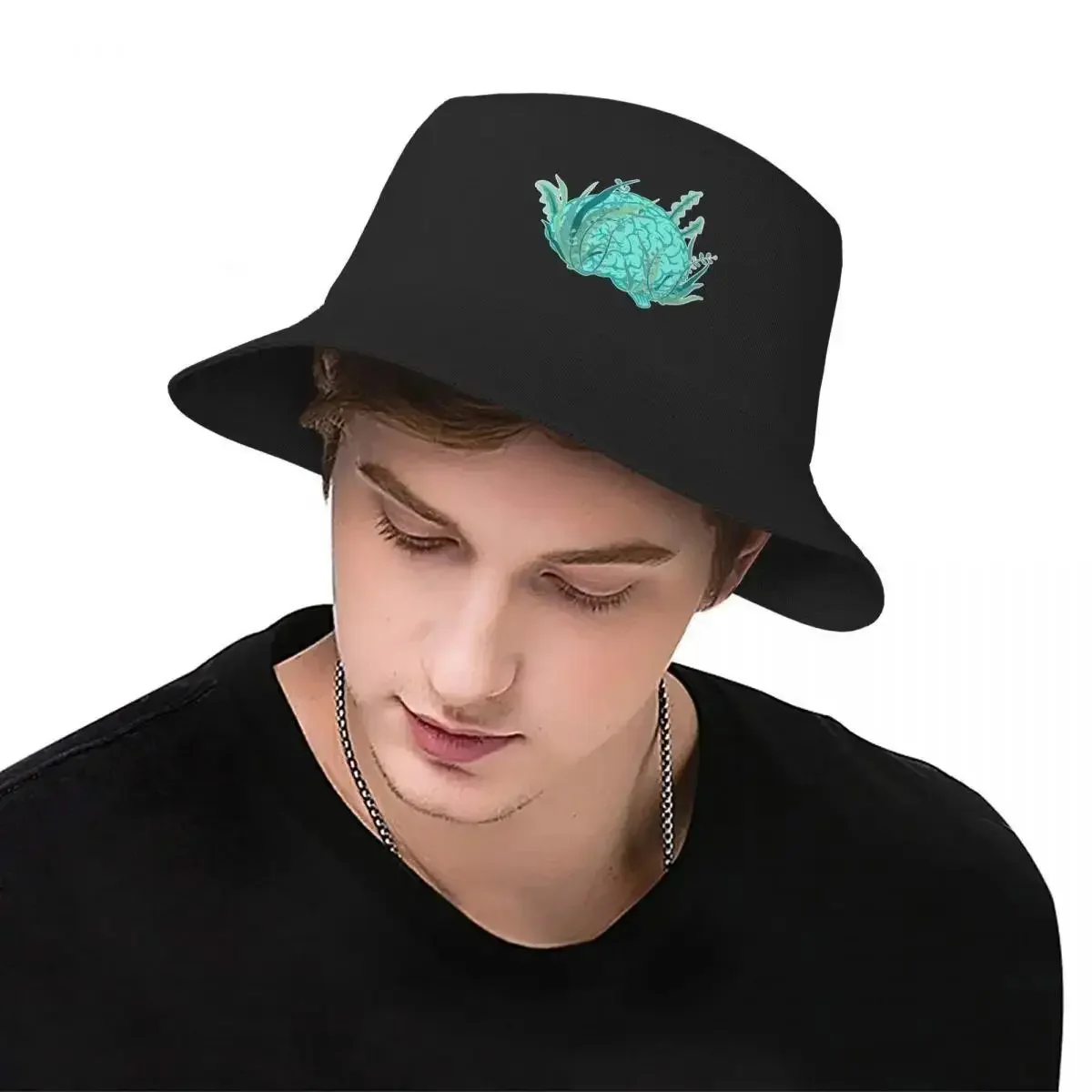 Seaweed Brain Bucket Hat Ball Cap tea Hat Women's Hats Men's