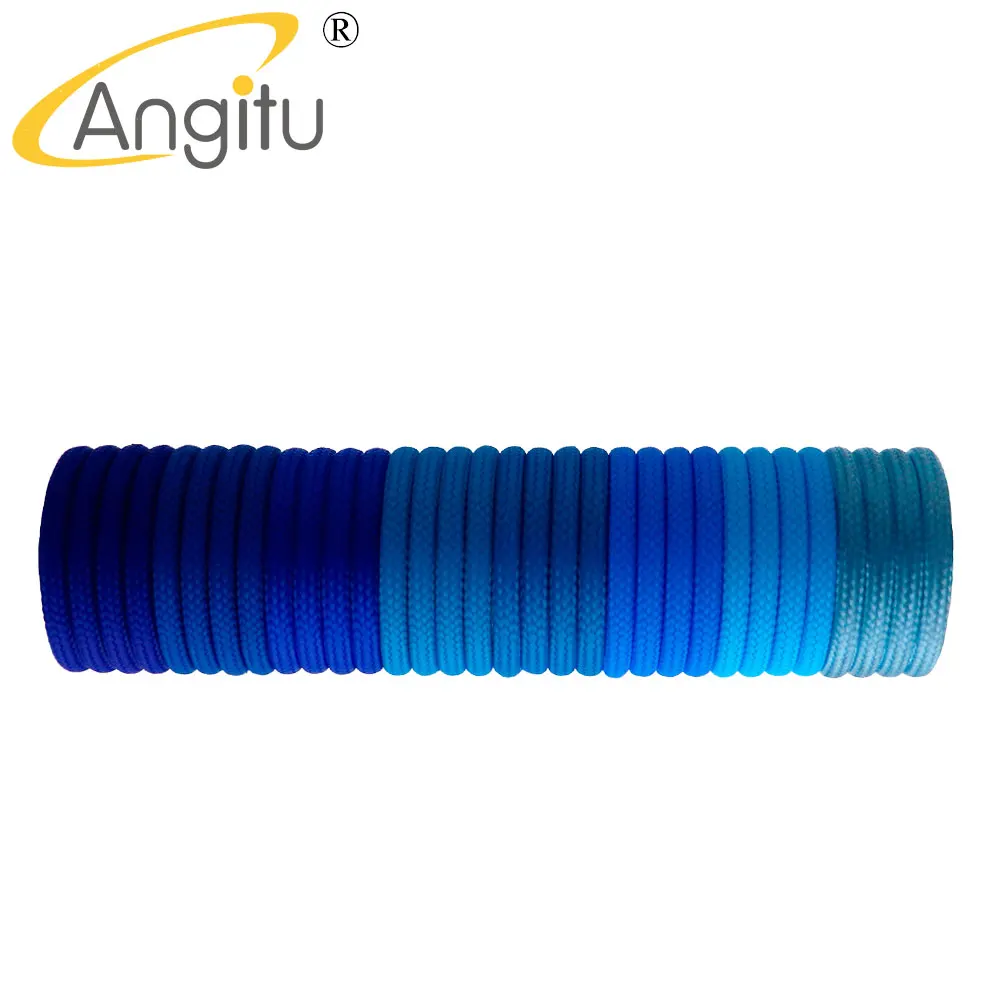 Angitu 100m 4MM PET Expandable Cable Sleeve Wire Protection Insulation Braided Sleeving Tight For 24pin 8pin 6pin Power Cables