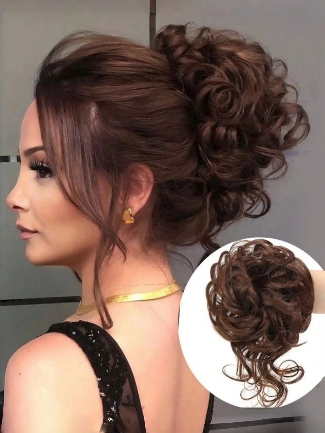 

Messy Bun Hair Clip, Natural Unkempt Dragon Whisker Design, Convenient To Wear, Suitable For Daily Commute, Slouchy Dat
