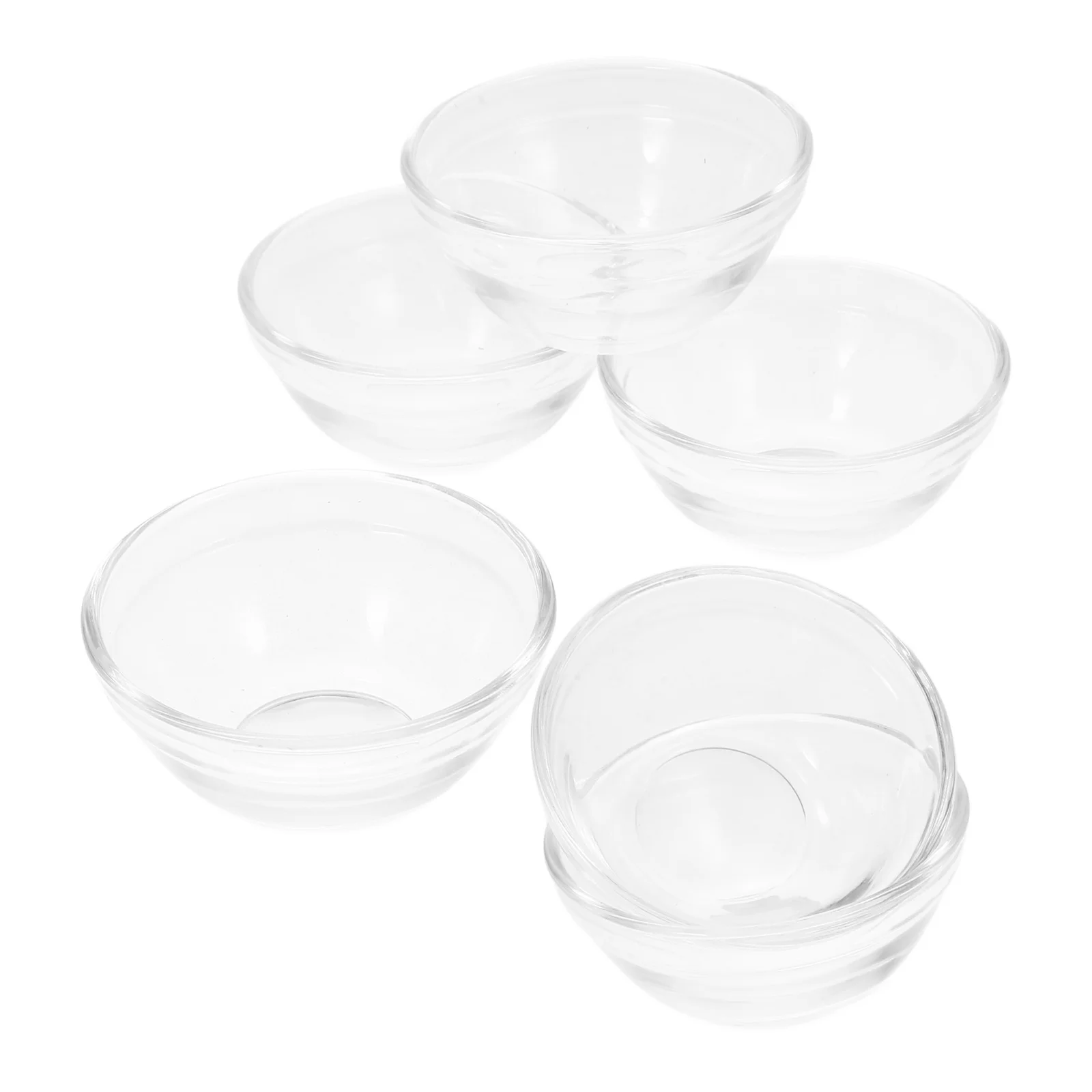 6 Pcs Bozai Cake Bowl Pudding Bowls Mini Dessert Clear Cups Platters Yogurts Food Paper