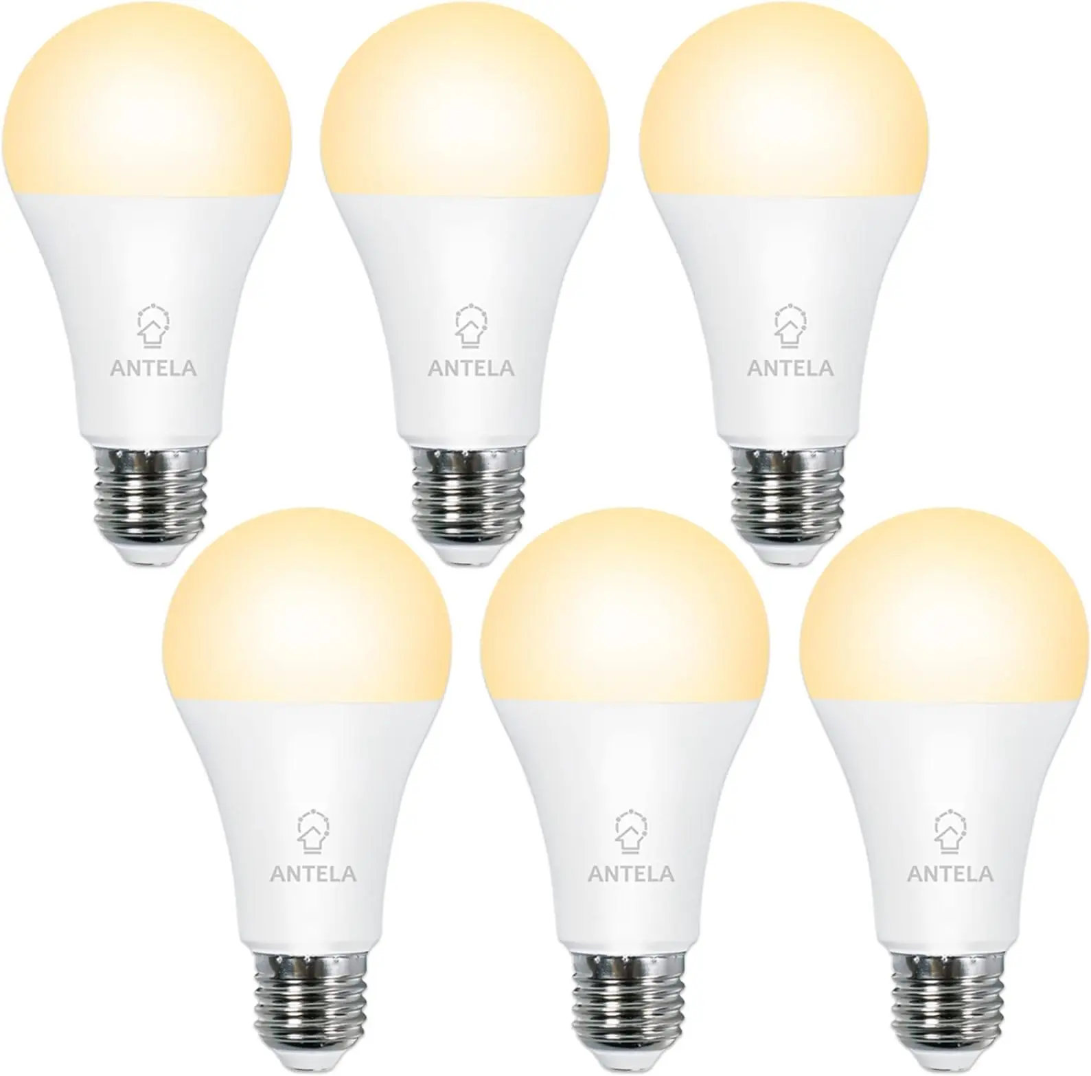 E27 LED Bulb, 15W Equivalent to 100W, 1521 Lumen Warm White Light 3000K, Super Bright LED Bulb, Energy Saving, No Flicker