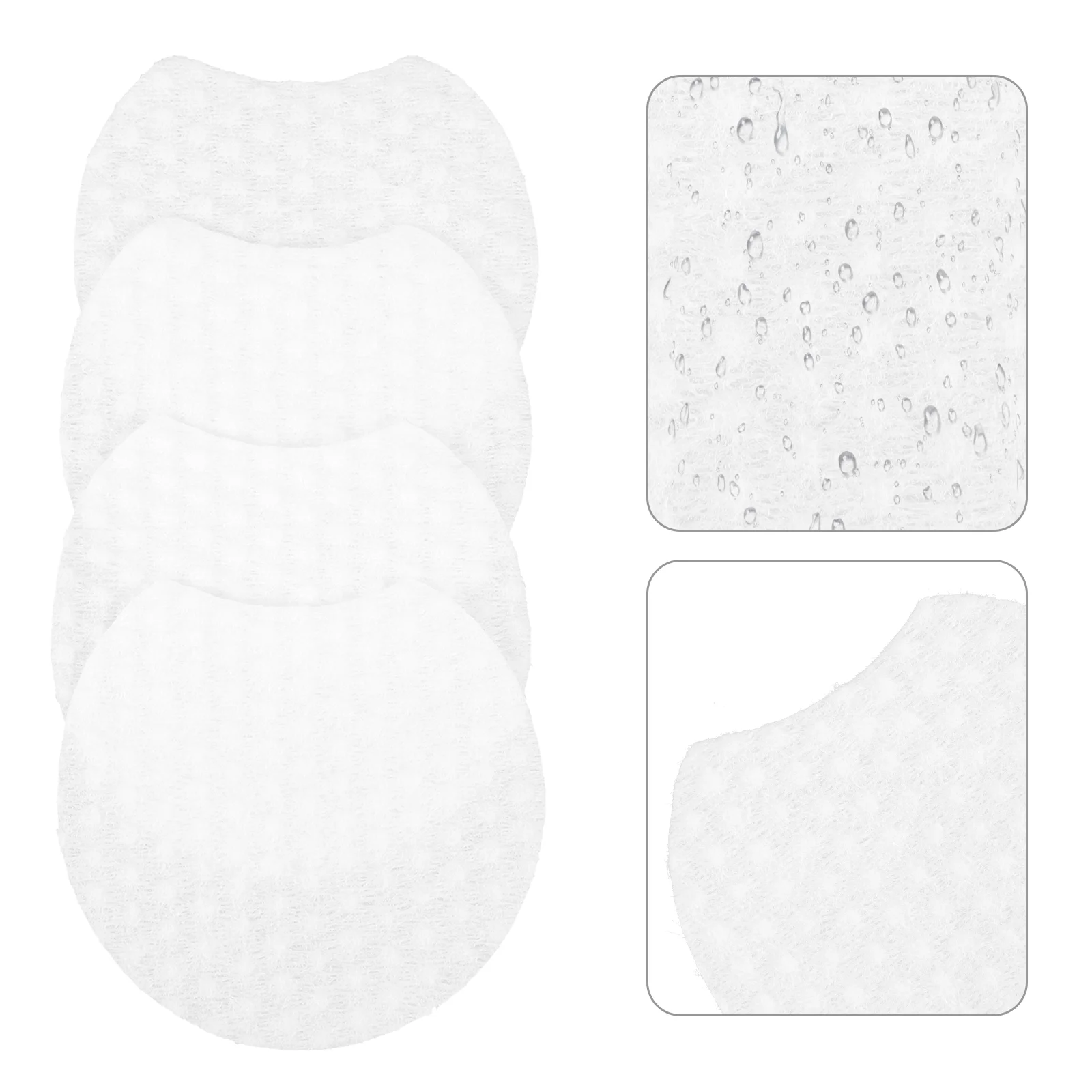 Pearl Pattern Makeup Remover Cotton Face Pads Non-woven Fabric Women Supple Cleaning Facial Mask