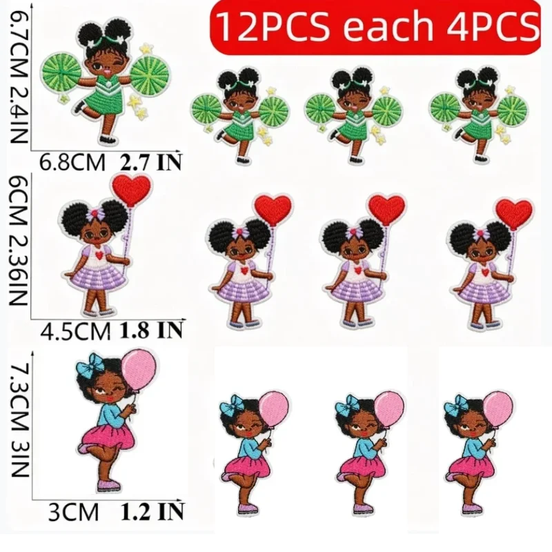 

Набор из 10/12 нашивок-аппликаций для одежды, 7,5 см, с оригинальным дизайном, для декора и создания фирменного стиля, приклеиваются утюгом