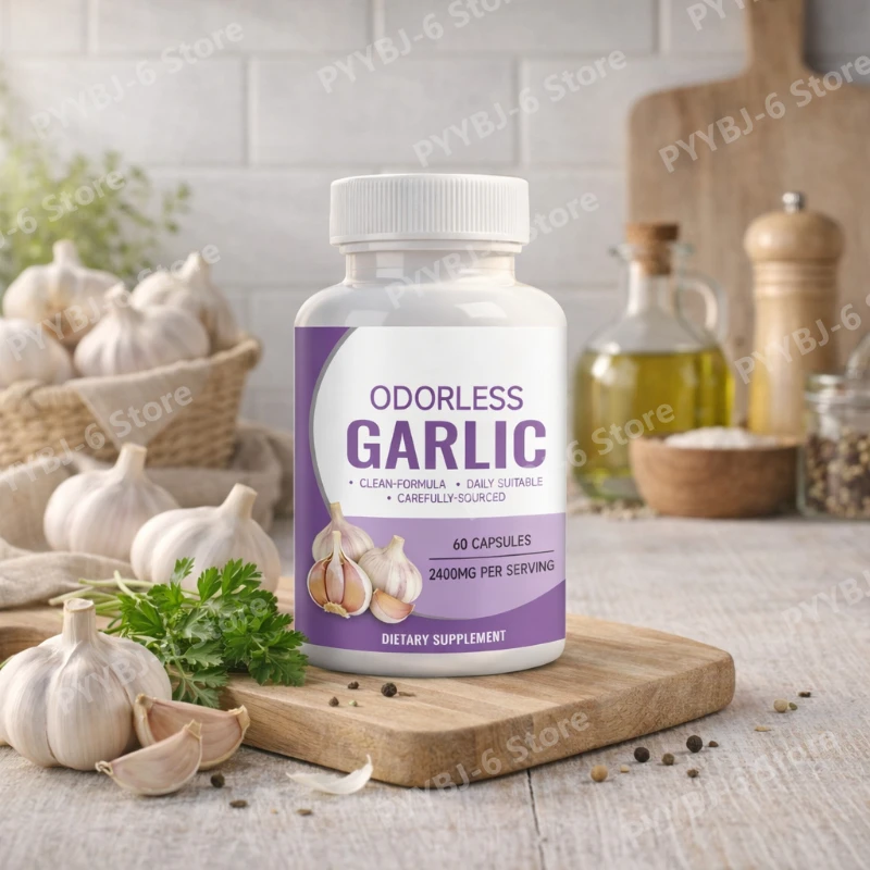 

Экстракт чеснока: Поддержка иммунитета, антиоксидантное действие, растительная добавка, 60 капсул для взрослых, для ежедневного поддержания здоровья