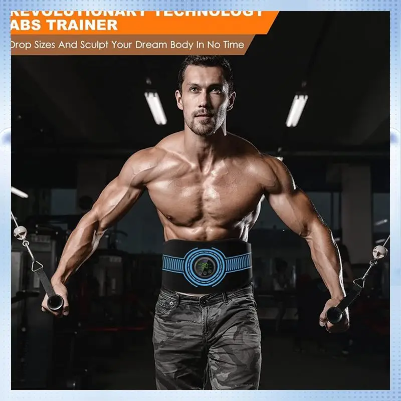 

ABMW-USB-Charged EMS Muscle Stimulator And Toning Belt For Full Body Massage And Weight Loss