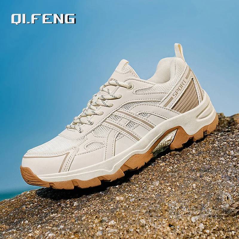 Chaussures d'alpinisme en maille respirante pour hommes, chaussures de fitness décontractées, anti-ald, voyage, extérieur, couple, mode, nouveau, 36-46, 2025