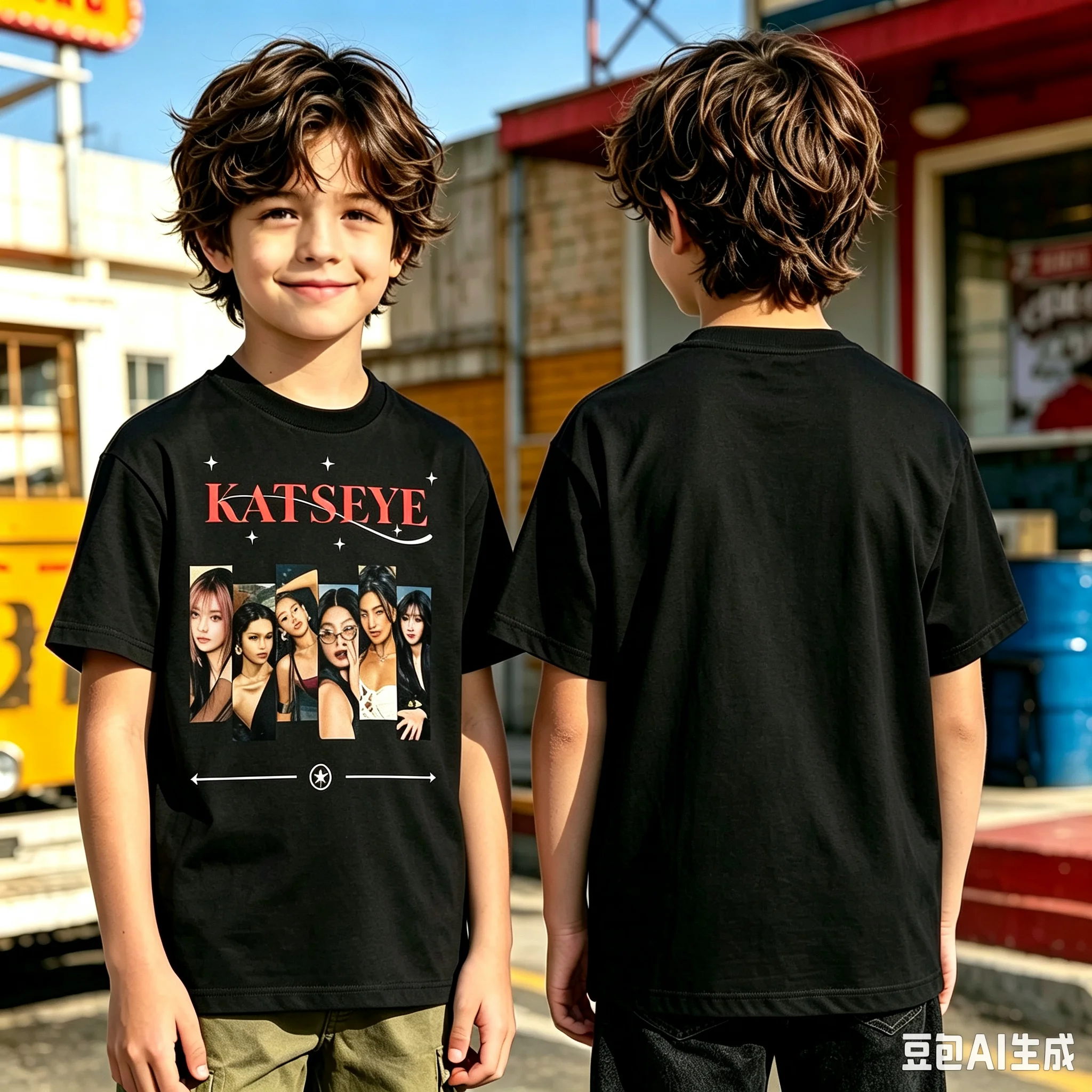 1pc 2026 KPop Katseye Music Graphic Cotton T shirt Unisex Men Women Kids Streetwear Casual Short Sleeve Tops