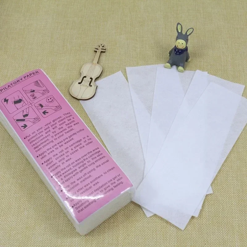 

Disposable Non - woven Wax Strips Papers Set for Face, Body and Leg Hair Removal, 100Pcs, Lady, Non - w for Epilator, Hot