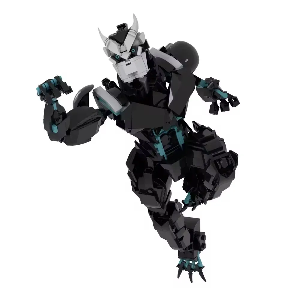 Nueva Serie Monster, Bloques de Construcción para Armar, Regalos de Cumpleaños para Niños, Juguetes de Rompecabezas Hechos a Mano, Kaiju No.9 y No.8