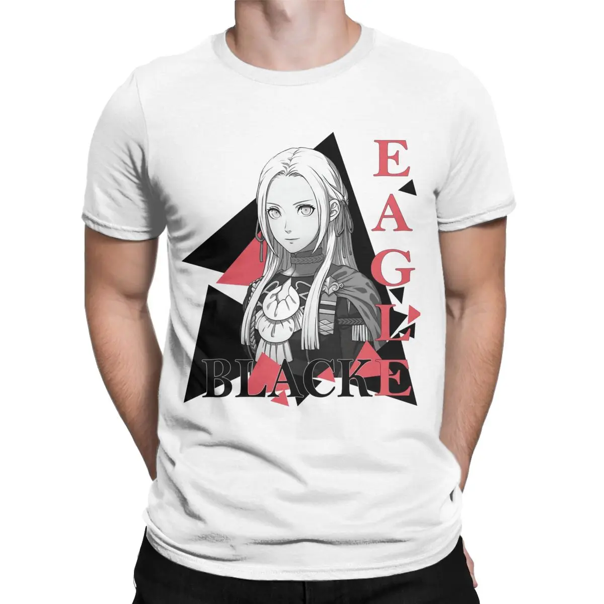 Edelgard Fire Emblem Three Houses Shirt Apparel Men Women's 100% Cotton Black Eagle Tee Shirt Short Sleeve Tops Graphic Printed